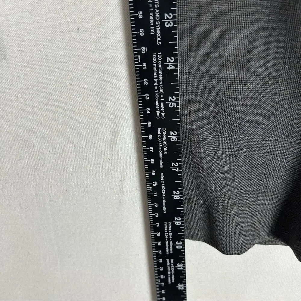 Eddie Bauer Vintage Pleated Wool Slacks Men’s 38 Elastic Waist Slash Pocket